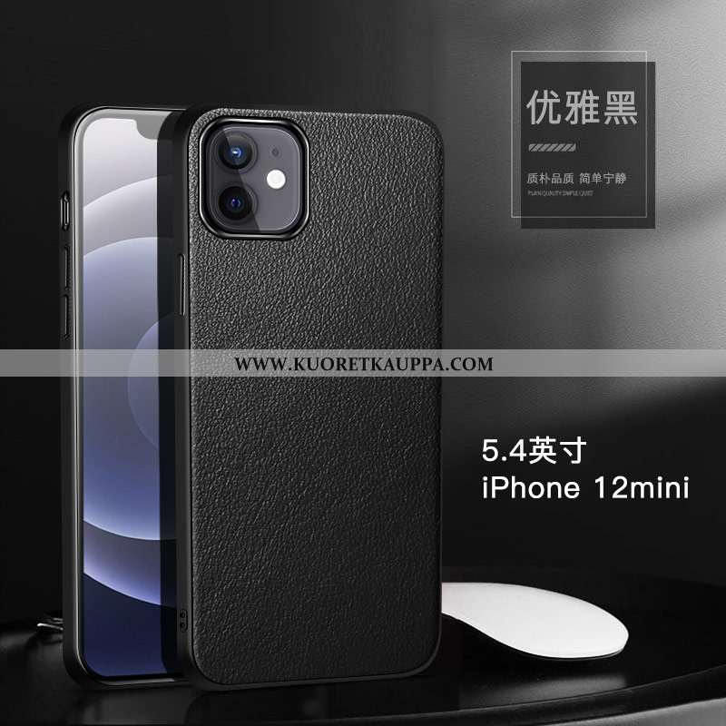 Kuori iPhone 12 Mini, Kuoret iPhone 12 Mini, Kotelo iPhone 12 Mini Nahka Suojaus All Inclusive Murtu