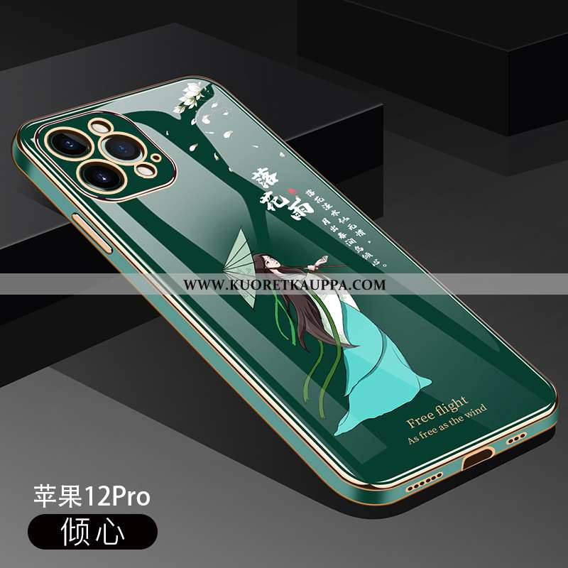 Kuori iPhone 12 Pro, Kuoret iPhone 12 Pro, Kotelo iPhone 12 Pro Suuntaus Ultra Vihreä Valo