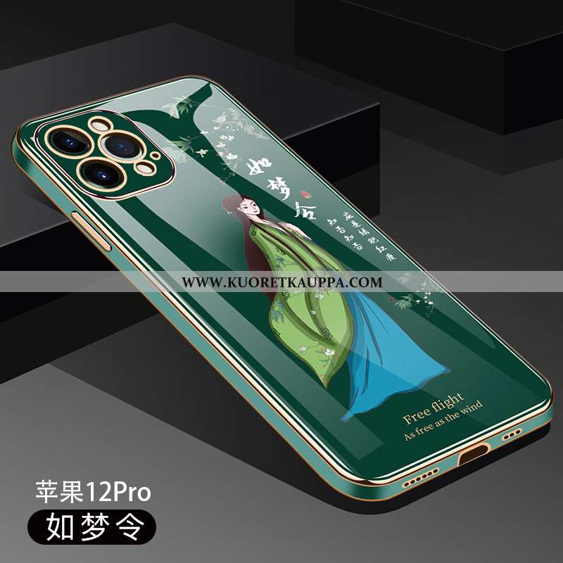 Kuori iPhone 12 Pro, Kuoret iPhone 12 Pro, Kotelo iPhone 12 Pro Suuntaus Ultra Vihreä Valo