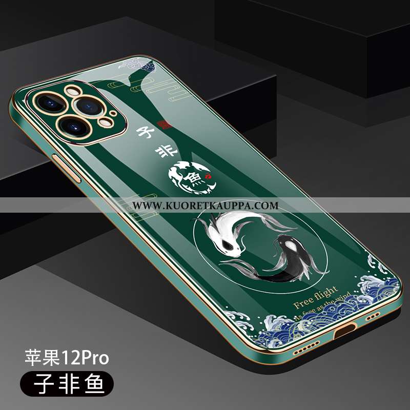 Kuori iPhone 12 Pro, Kuoret iPhone 12 Pro, Kotelo iPhone 12 Pro Suuntaus Ultra Vihreä Valo