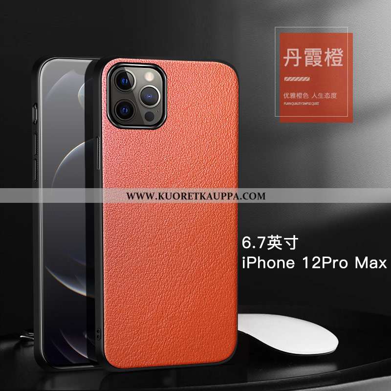 Kuori iPhone 12 Pro Max, Kuoret iPhone 12 Pro Max, Kotelo iPhone 12 Pro Max Suojaus Aito Nahka All I