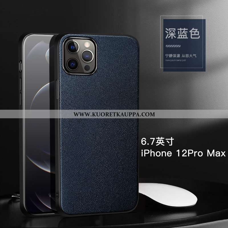 Kuori iPhone 12 Pro Max, Kuoret iPhone 12 Pro Max, Kotelo iPhone 12 Pro Max Suojaus Aito Nahka All I
