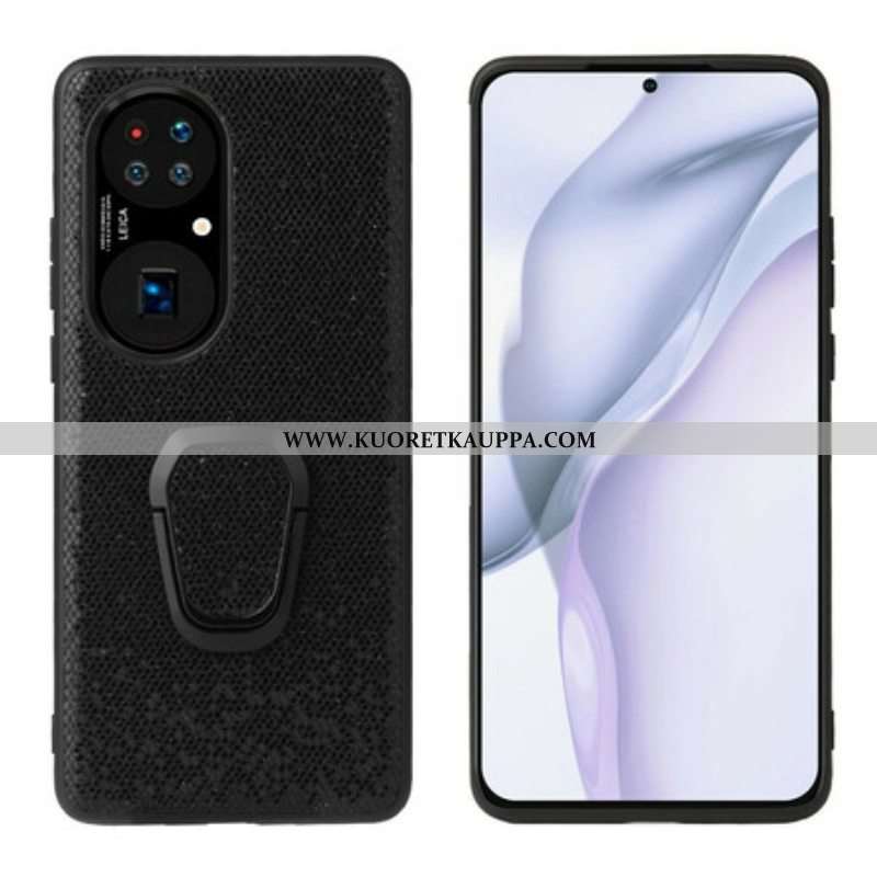 Case Huawei P50 Pro Glitter Ring-kiinnike