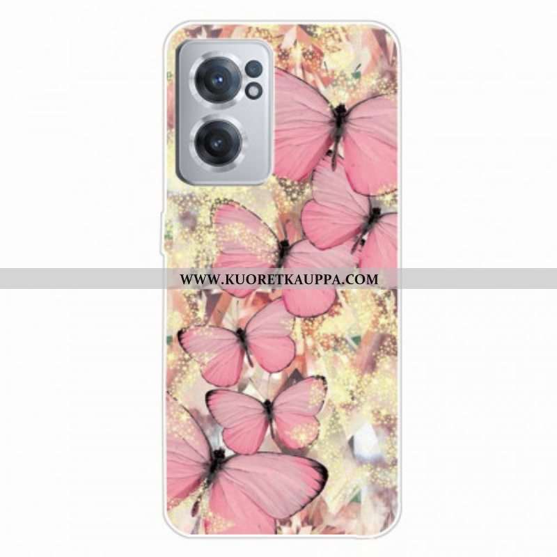 Case OnePlus Nord CE 2 5G Butterfly Ruusut