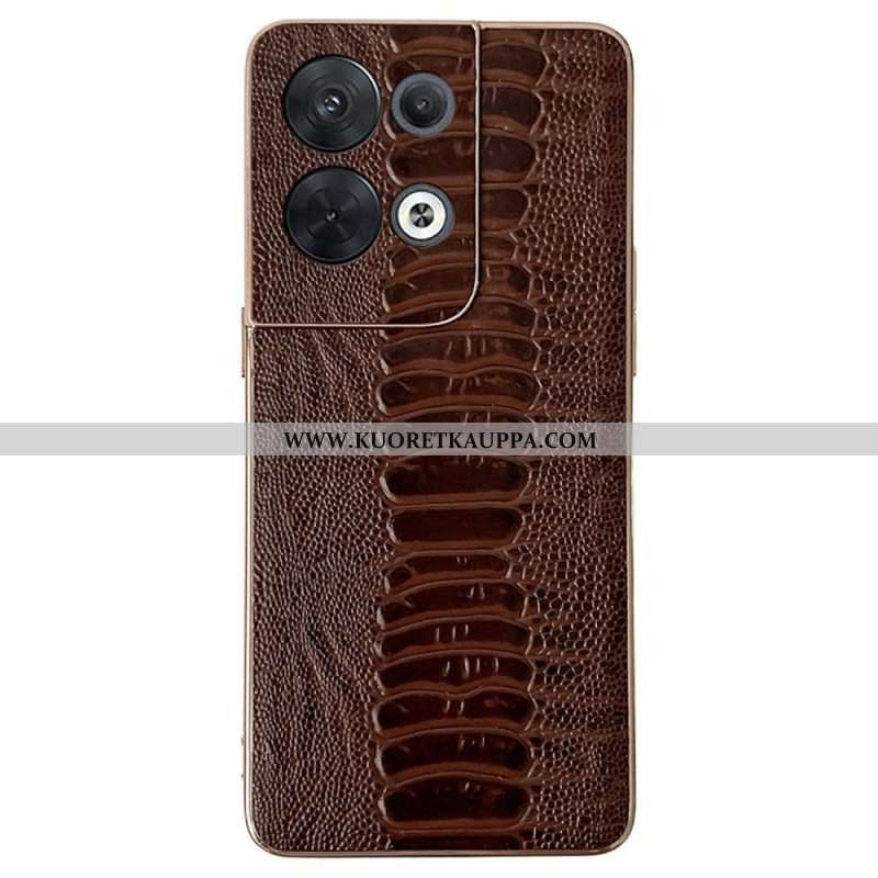Case Oppo Reno 8 Pro Aitoa Krokotiilityylistä Nahkaa