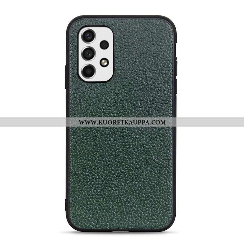 Case Samsung Galaxy A53 5G Aitoa Litsi-nahkaa