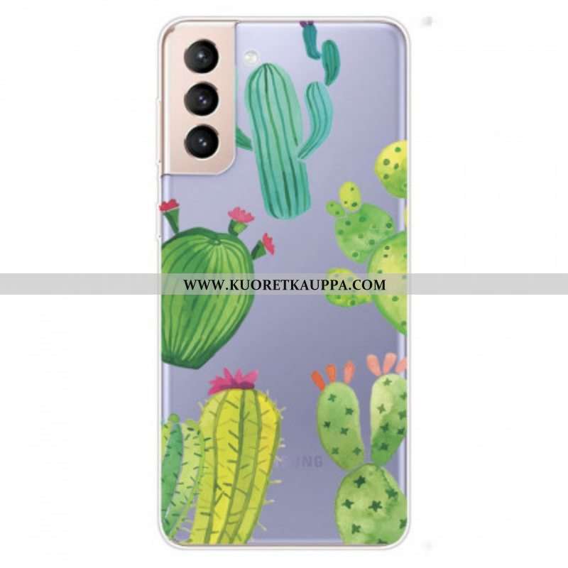 Case Samsung Galaxy S22 Plus 5G Akvarelli Kaktukset