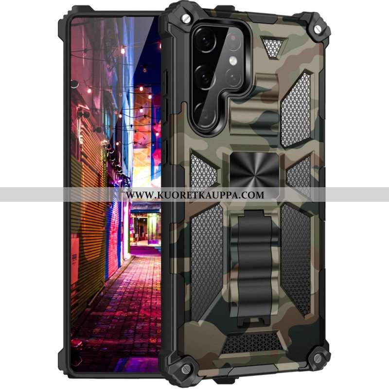 Case Samsung Galaxy S22 Ultra 5G Naamiointi Irrotettava Tuki