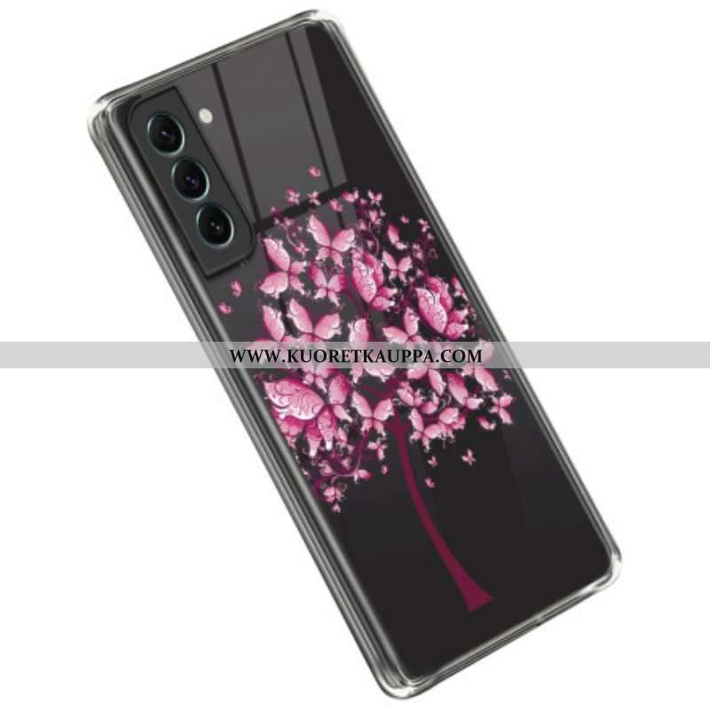 Case Samsung Galaxy S23 5G Saumaton Vaaleanpunainen Puu