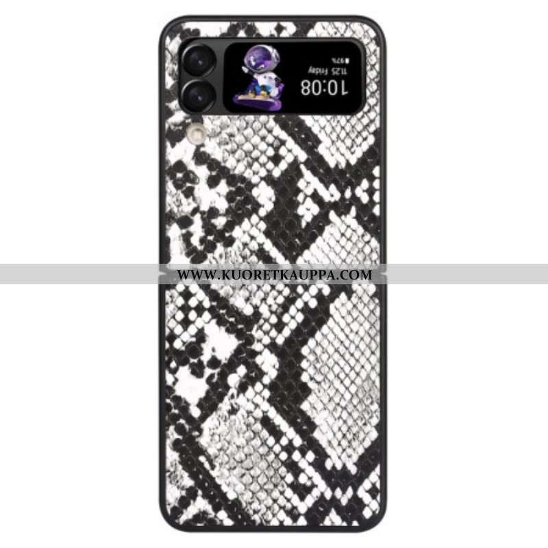 Case Samsung Galaxy Z Flip 4 Kotelot Flip Snake Skin Effect