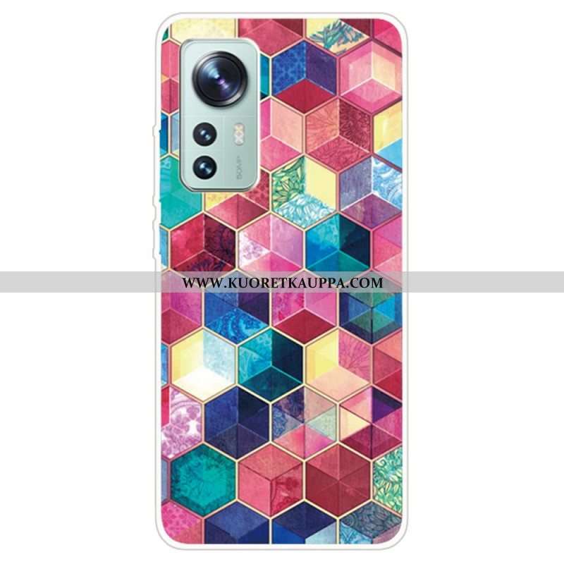 Case Xiaomi 12 Pro Silikoni Grafiikka