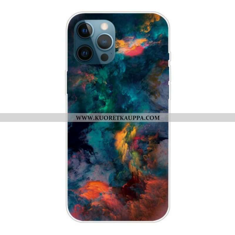 Case iPhone 13 Pro Värikkäitä Pilviä