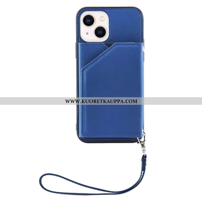 Case iPhone 14 Suojaketju Kuori Hihna Korttipidike