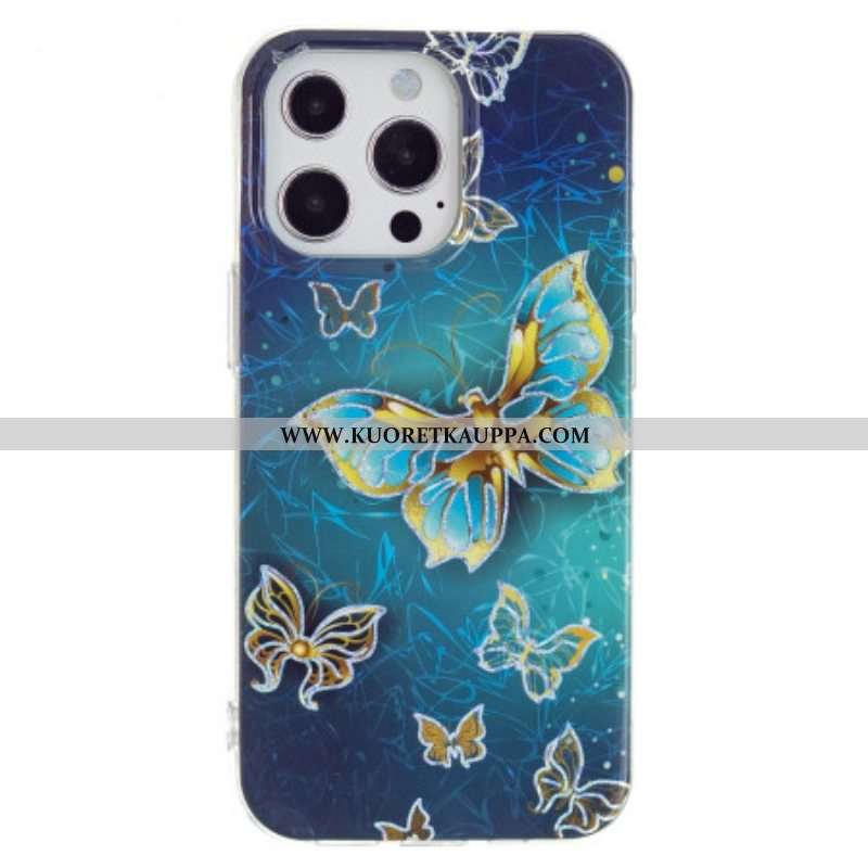 Case iPhone 15 Pro Arvokkaita Perhosia