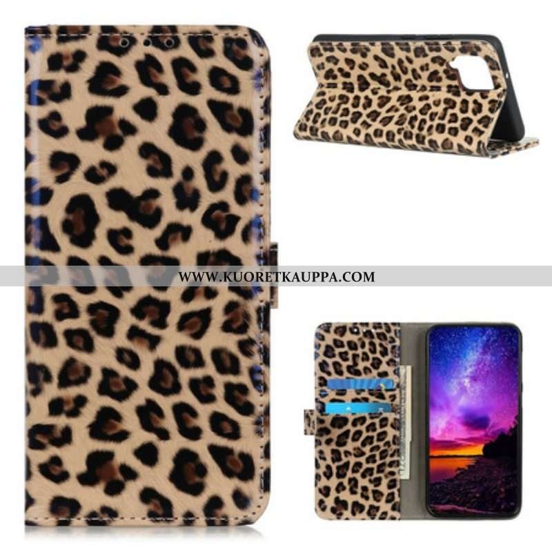 Flip Case Samsung Galaxy A42 5G Leopardi