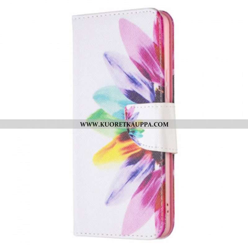 Flip Case Samsung Galaxy A53 5G Akvarelli Kukka