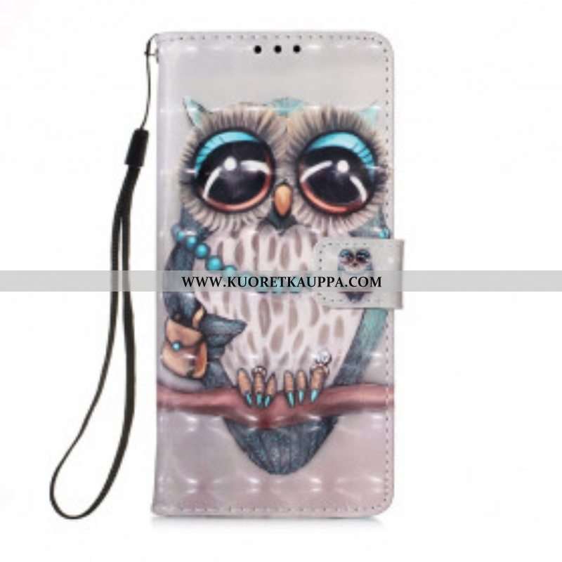 Flip Case Samsung Galaxy M12 / A12 Neiti Pöllö