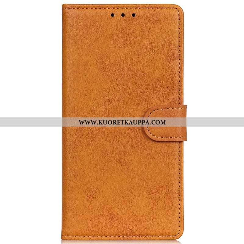 Flip Case Samsung Galaxy M13 Matta Keinonahka