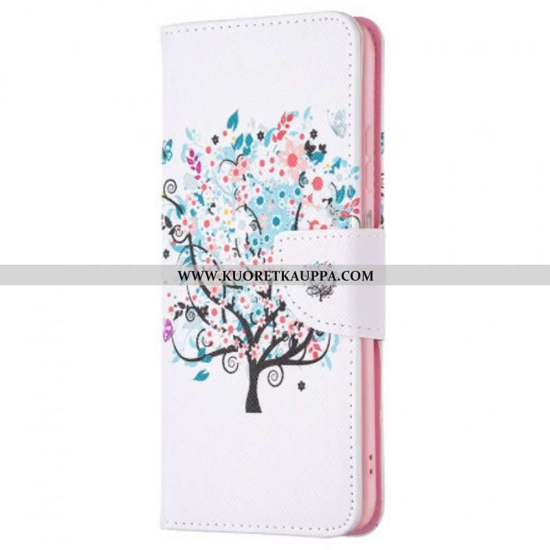 Flip Case Samsung Galaxy M53 5G Kukkiva Puu