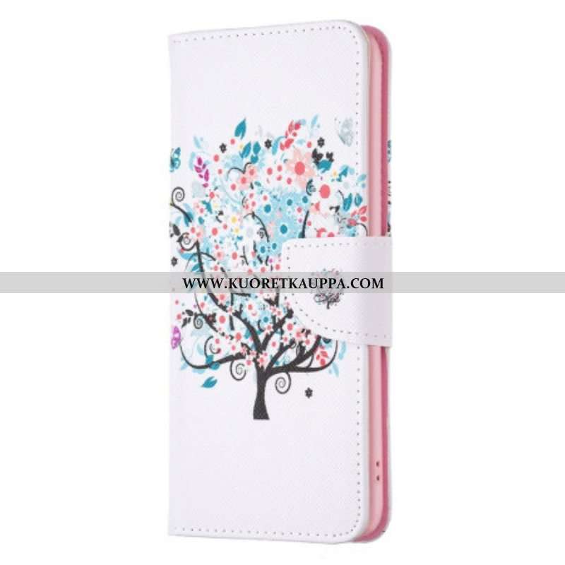 Flip Case Samsung Galaxy S23 5G Kukkiva Puu