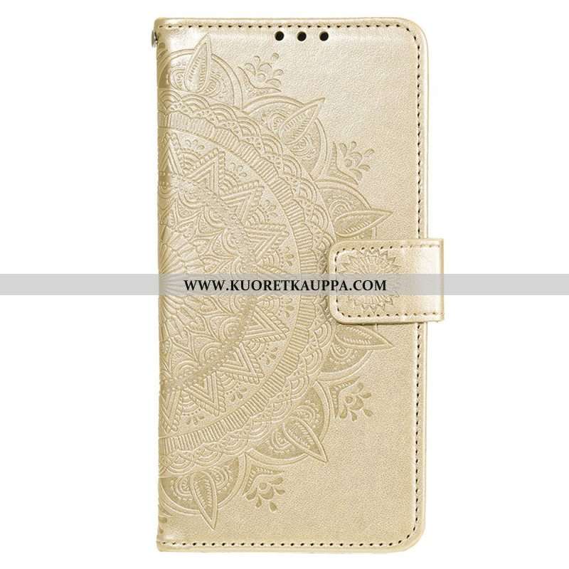 Flip Case Xiaomi Redmi Note 11 / 11S Auringon Mandala