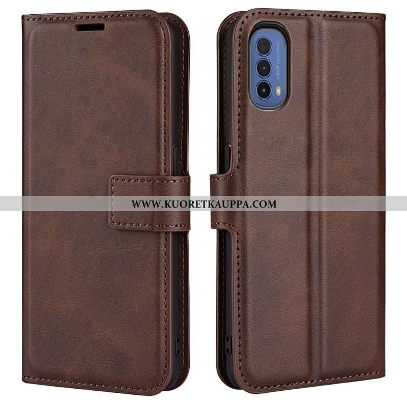 Kotelot Moto E40 / E30 / E20 Ohut Extreme Leather -efekti