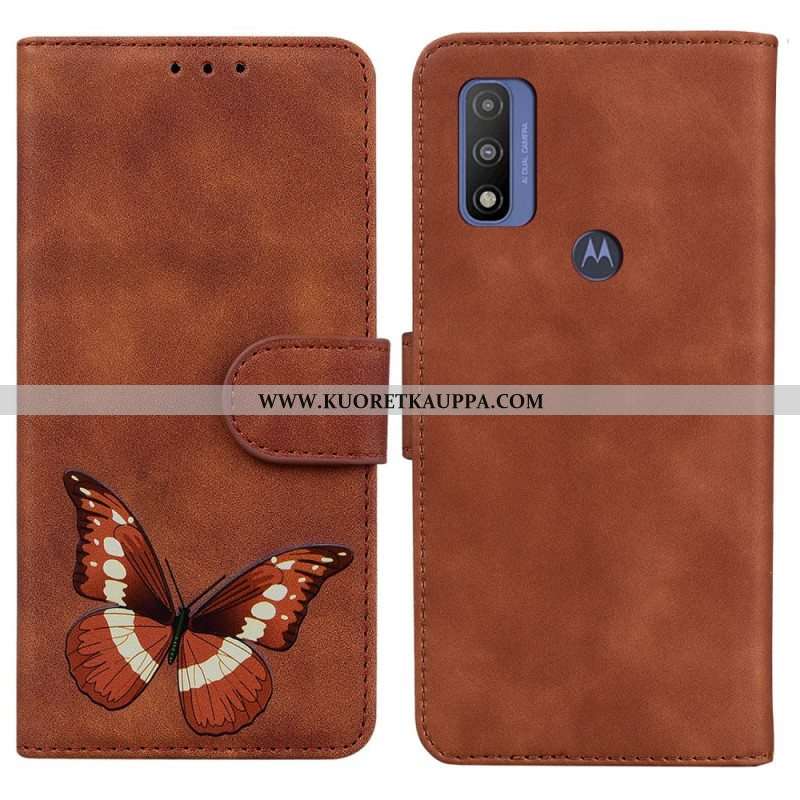 Kotelot Moto E40 / E30 / E20 Skin Touch Butterfly