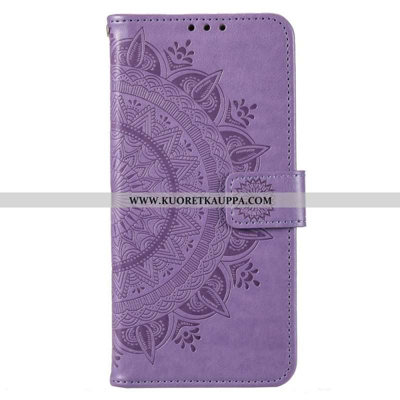Kotelot Moto G73 5G Auringon Mandala