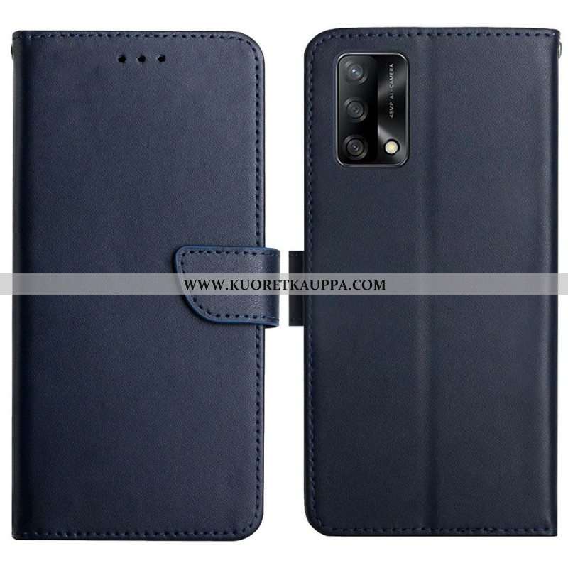 Kotelot Oppo A74 4G Aitoa Nappan Nahkaa