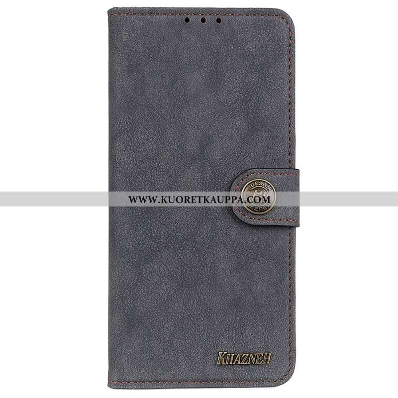 Kotelot Oppo Reno 7 Khazneh Retro Halkaistu Keinonahka