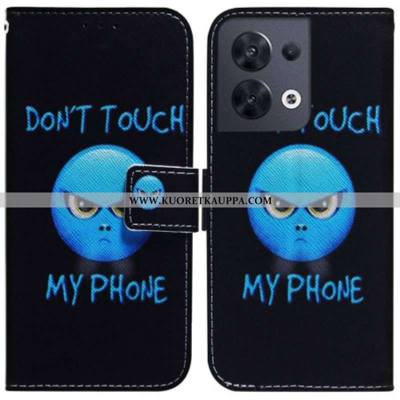 Kotelot Oppo Reno 8 Suojaketju Kuori Lanyard Emoji Puhelin