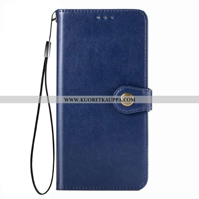 Kotelot Samsung Galaxy A13 Keinonahkaa Ja Vintage-lukko