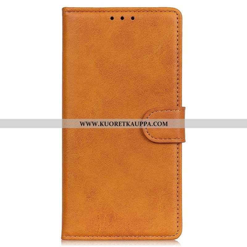 Kotelot Samsung Galaxy A14 / A14 5G Matta Keinonahka