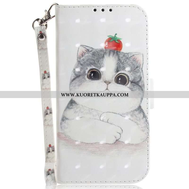 Kotelot Samsung Galaxy A54 5G Suojaketju Kuori Hauska Thong Cat