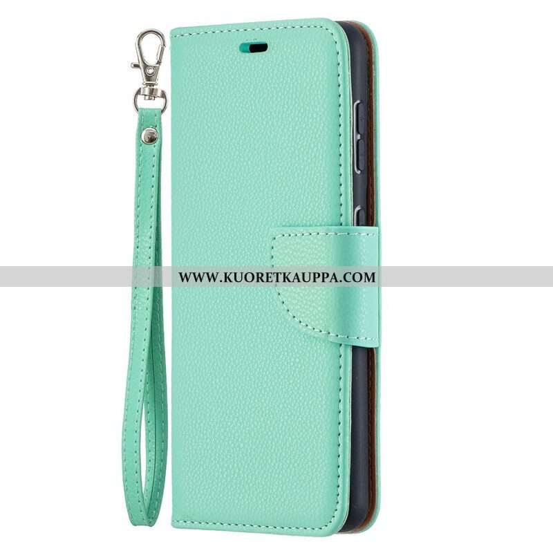 Kotelot Samsung Galaxy S21 5G Litsi Rabat Oblique