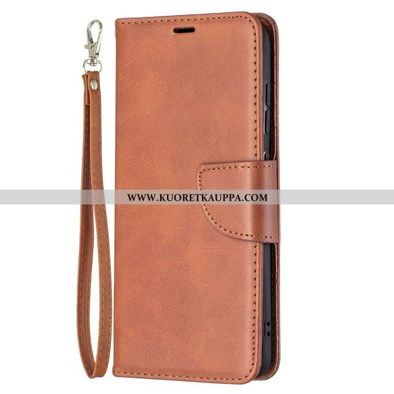 Kotelot Samsung Galaxy S21 FE Sileä Läppä Viisto