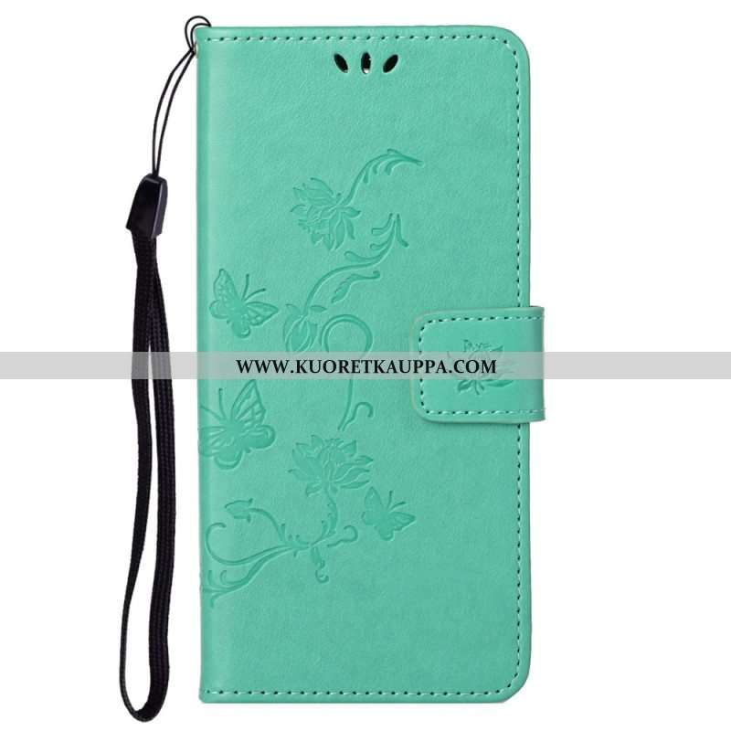 Kotelot Samsung Galaxy S23 Plus 5G Perhosia Ja Kukkia