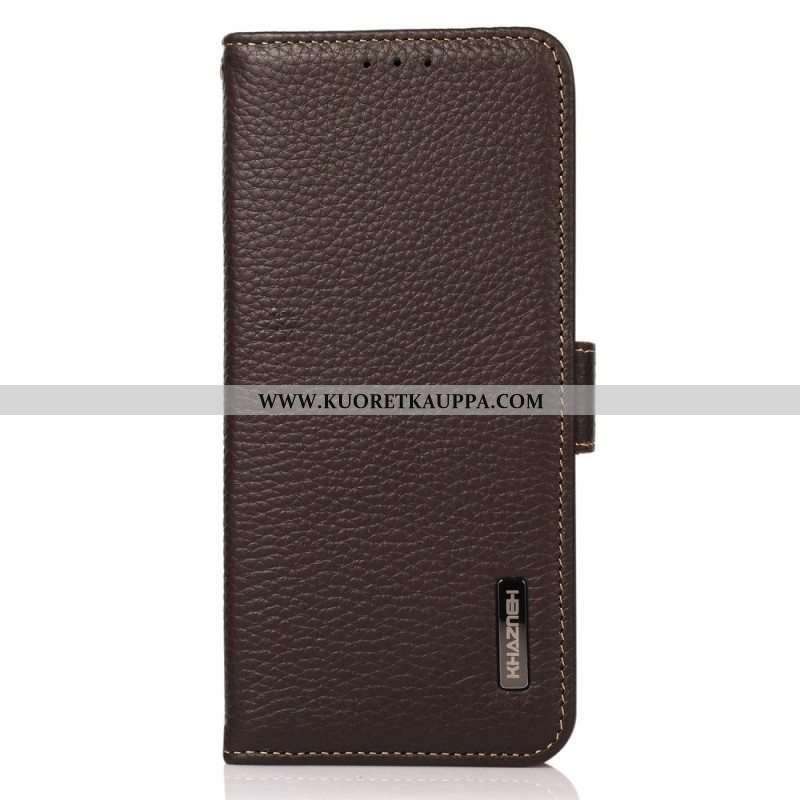 Kotelot Samsung Galaxy S23 Ultra 5G Litsi Nahka Khazneh Rfid