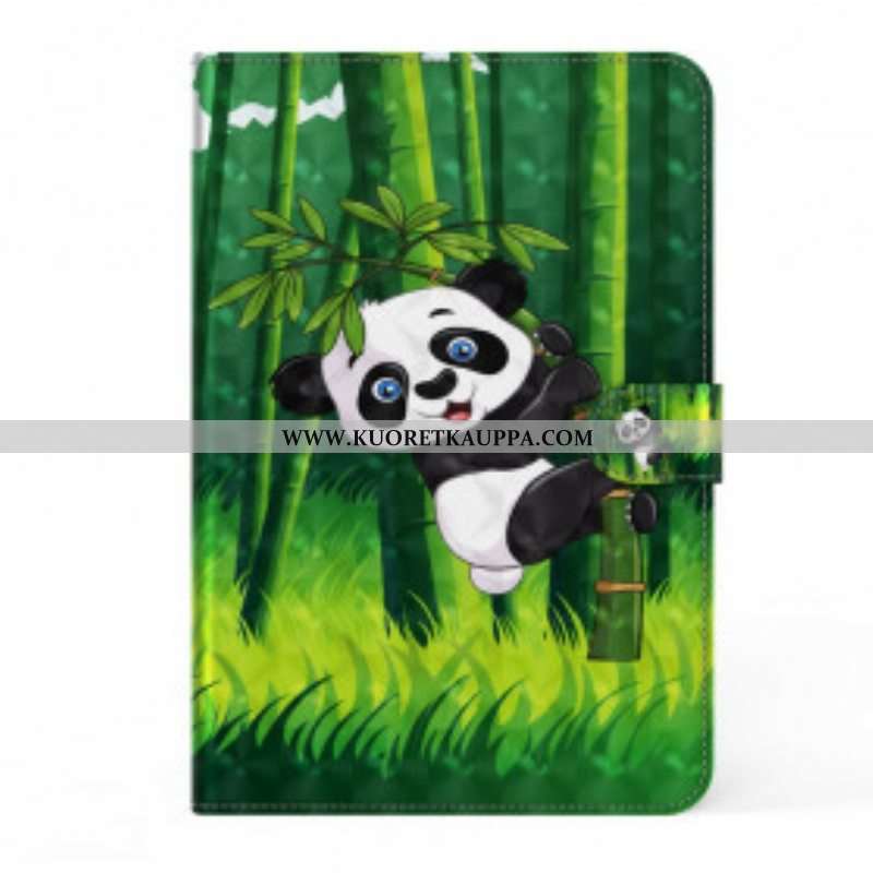 Kotelot Samsung Galaxy Tab S8 / Tab S7 Keinonahkainen Panda