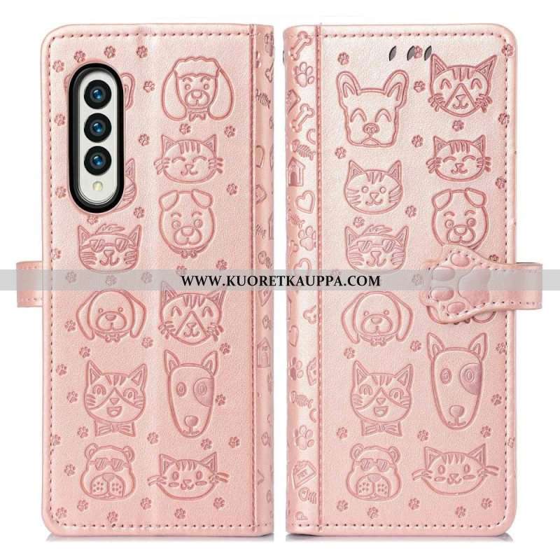 Kotelot Samsung Galaxy Z Fold 4 Kuten Koira Ja Kissa