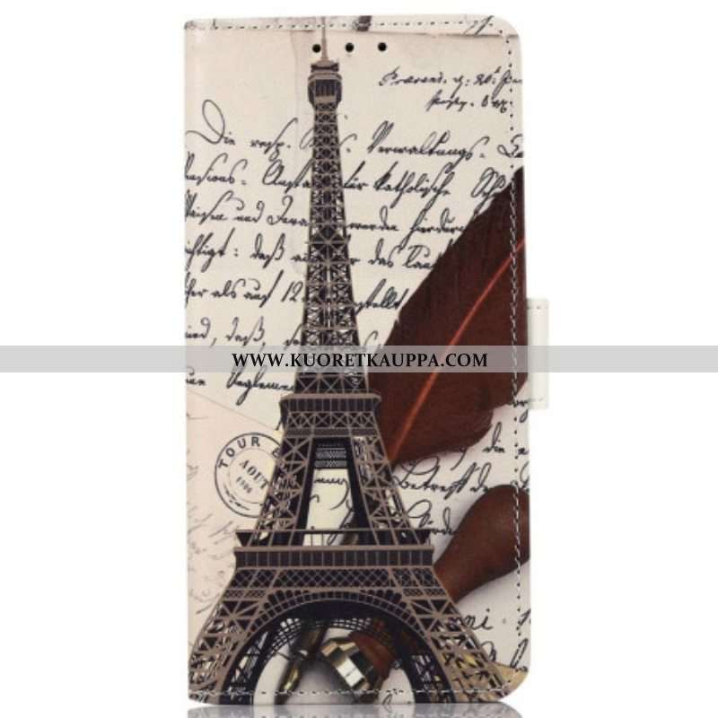 Kotelot Sony Xperia 5 IV Runoilijan Eiffel-torni