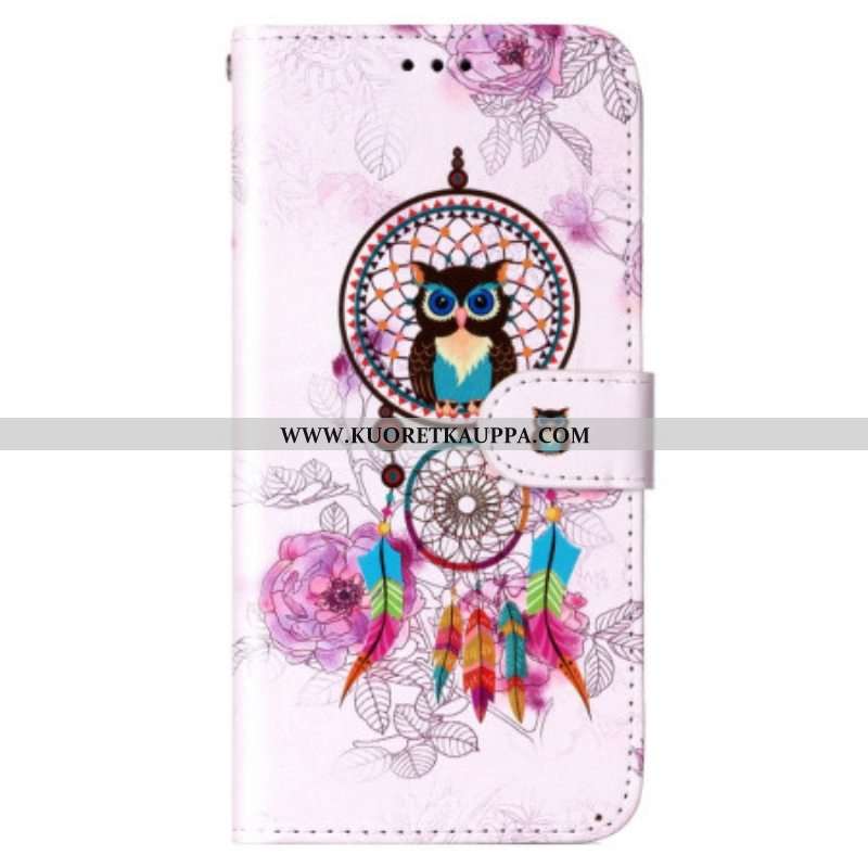 Kotelot Xiaomi 12 Lite Suojaketju Kuori Pöllöunensieppaaja Hihnalla