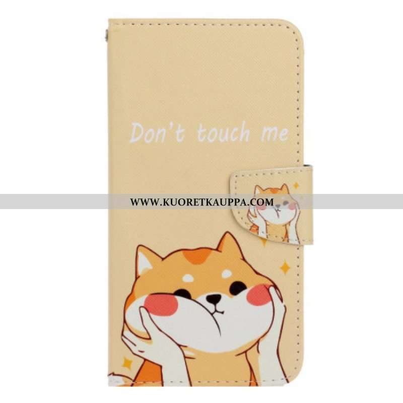 Kotelot Xiaomi 12T / 12T Pro Älä Koske Minuun Kaulanauhalla