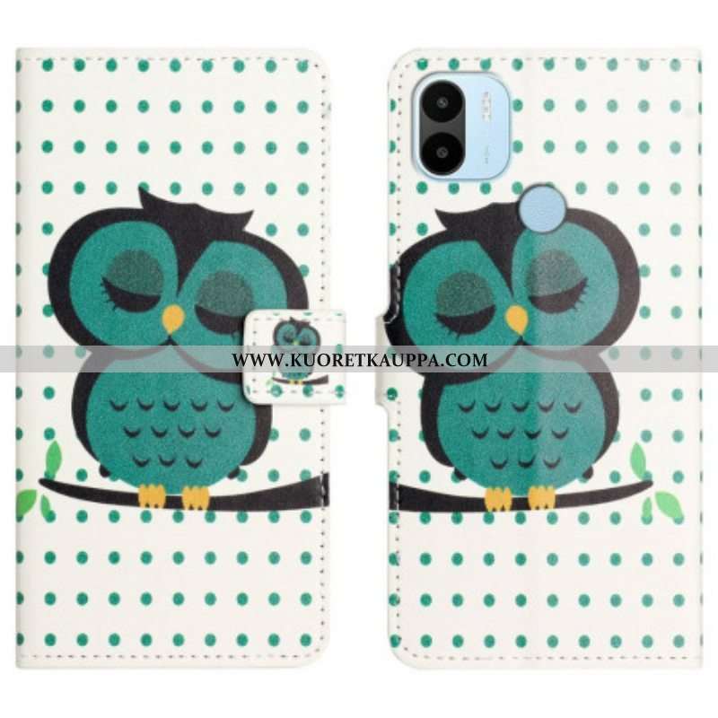 Kotelot Xiaomi Redmi A1 Nukkuva Pöllö