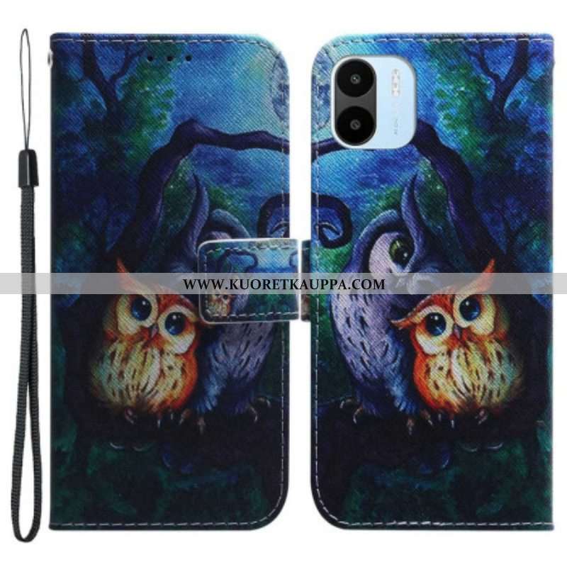 Kotelot Xiaomi Redmi A1 Pöllöjen Maalaus