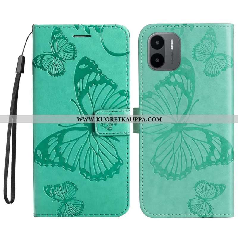 Kotelot Xiaomi Redmi A1 Suojaketju Kuori Jättiläishihnaperhoset