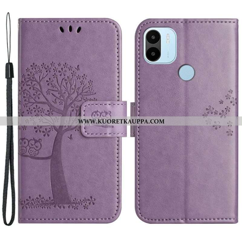 Kotelot Xiaomi Redmi A1 Suojaketju Kuori Tangapuu Ja Pöllöt