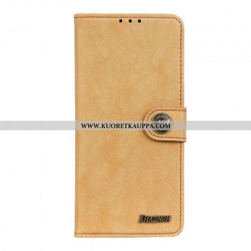 Kotelot Xiaomi Redmi Note 10 / 10S Khazneh Retro Haljasnahka