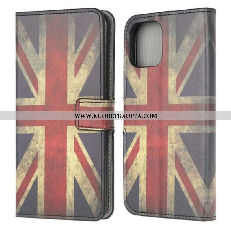 Kotelot iPhone 13 Mini Englannin Lippu