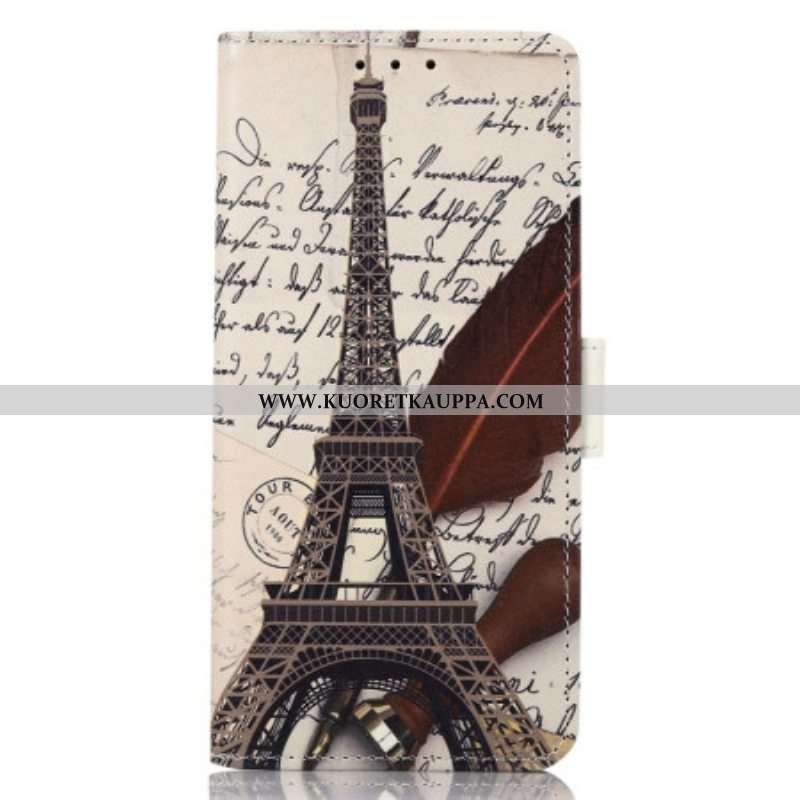 Kotelot iPhone 14 Pro Max Runoilijan Eiffel-torni